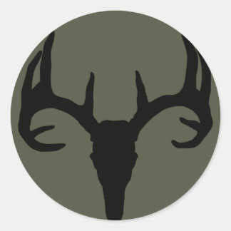 Rond Sticker Casquette de portée, Cerf