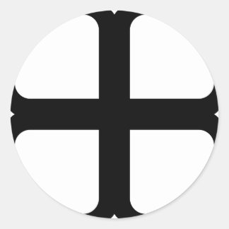 Rond Sticker Casquette d'étendue, croix de croiseur - S