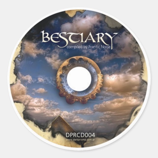 Rond Sticker CD Bestiary (Devant)