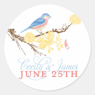 Rond Sticker Cecily & James