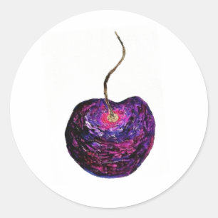 Rond Sticker cerise