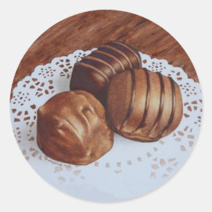 Rond Sticker chocolat