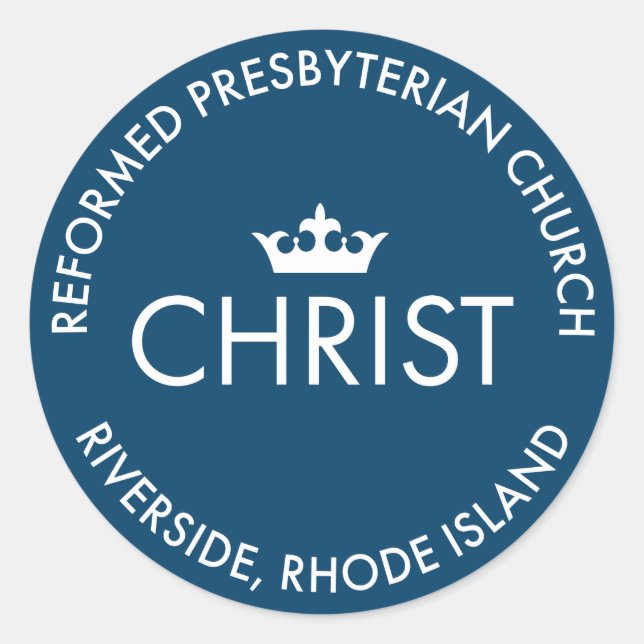 Rond Sticker Christ RPC grand (Devant)
