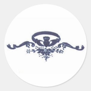 Rond Sticker Claddagh