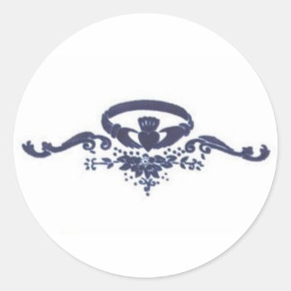 Rond Sticker Claddagh