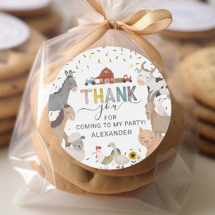 Rond Sticker classique ronde pour la fête d'anniversair