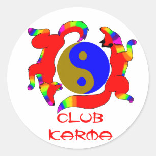 Rond Sticker Club Karma
