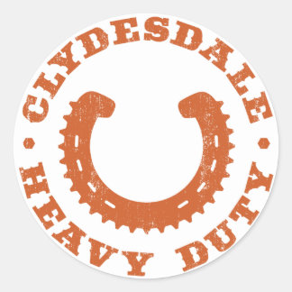 Rond Sticker Clydesdale MTB "Heavy Duty"
