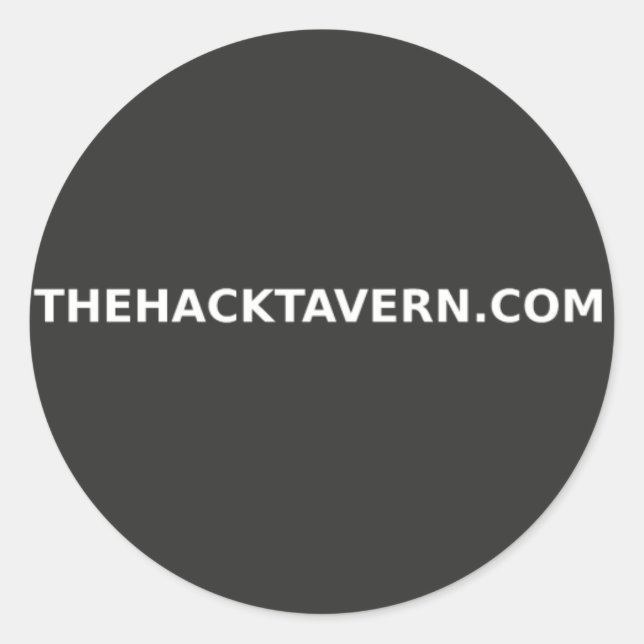 Rond Sticker Com Dot Tavern Hack (Devant)