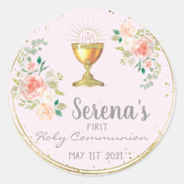 Rond Sticker Communion Favor