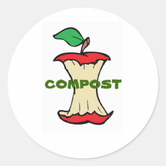 Rond Sticker Compost