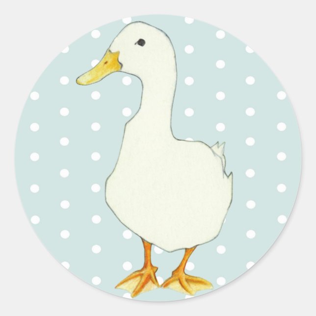 Rond Sticker Cool canard (Devant)
