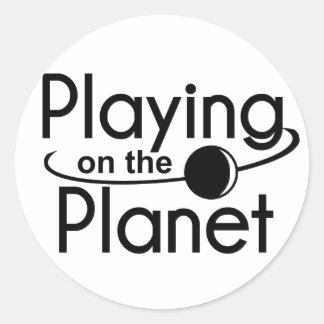 Rond Sticker Coque aux instruments - ensemble de 6