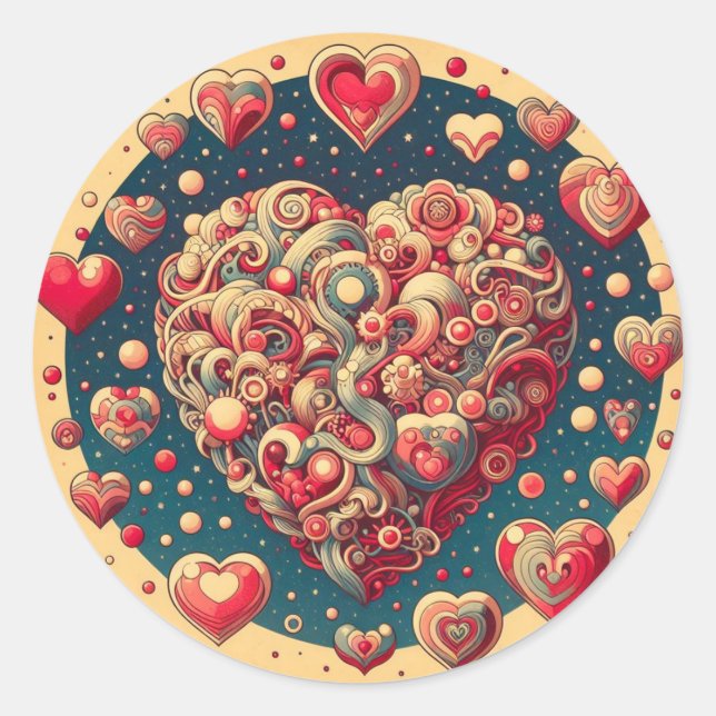 Rond Sticker Cosmique (Devant)