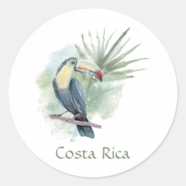 Rond Sticker Costa Rica Toucan