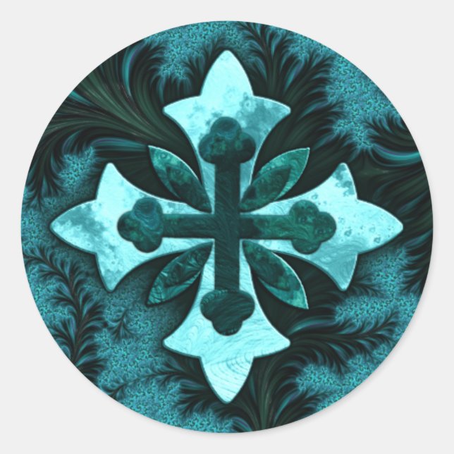 Rond Sticker croisé (Devant)