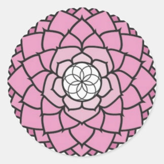 Rond Sticker Crown Chakra