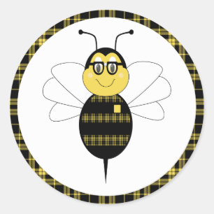 Rond Sticker d'abeille