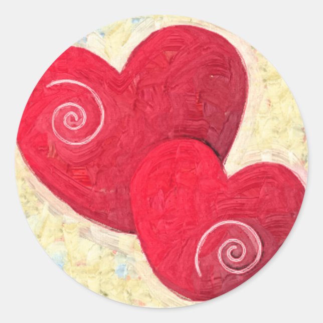 Rond Sticker d'amour (Devant)