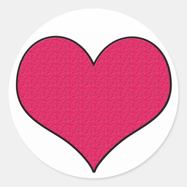 Rond Sticker d'amour (Devant)