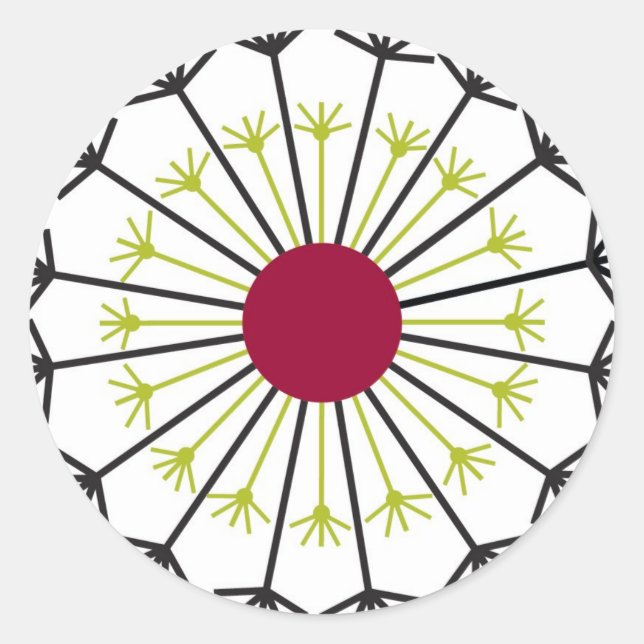 Rond Sticker Dandelion (Devant)