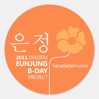 Rond Sticker d'anniversaire Eunjung 2011