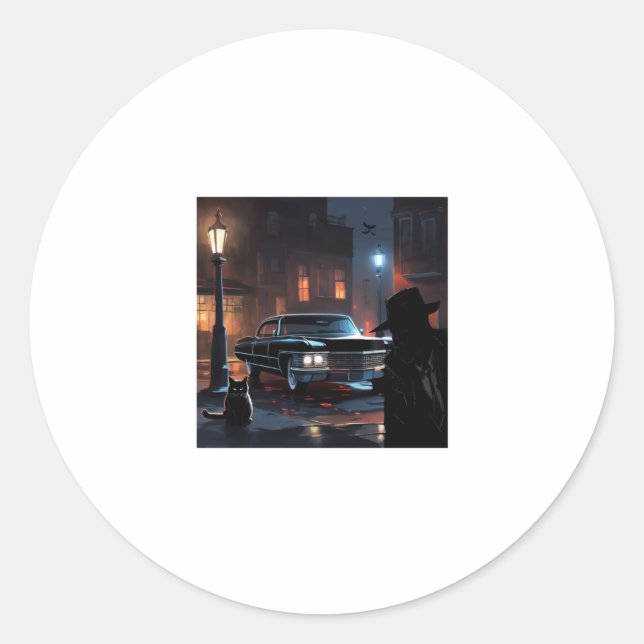 Rond Sticker Dark District (Devant)