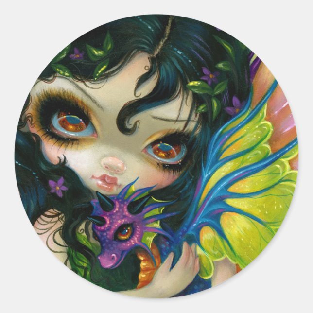 Rond Sticker "Darling Dragonling V" (Devant)