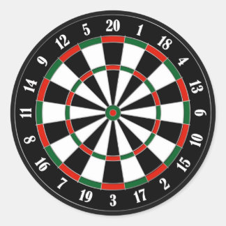 Rond Sticker Dartboard