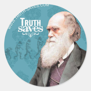 Rond Sticker Darwin