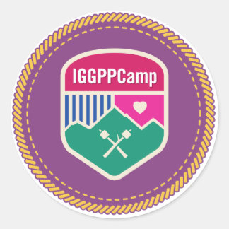 Rond Sticker de Badge IGGPPCamp