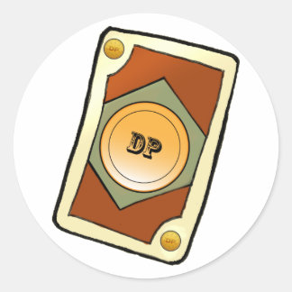 Rond Sticker de carte DP