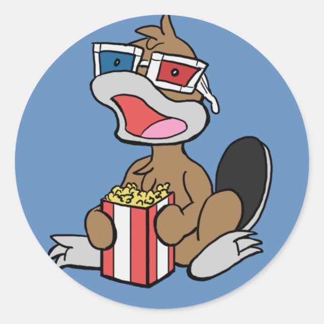 Rond Sticker de cinéma Platypi (Devant)