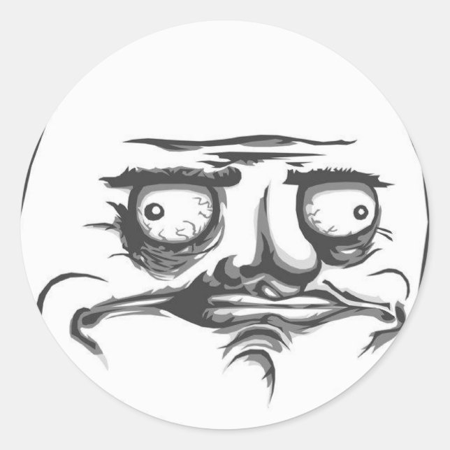 Rond Sticker de conception dynamique Me Gusta (Devant)