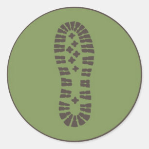 Rond Sticker de démarrage randonnée