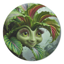 Sticker de design tropical