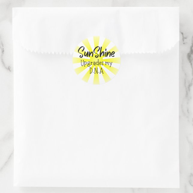 Rond Sticker de devis positif (Sac)