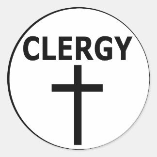 Rond Sticker de fenêtre de clergé