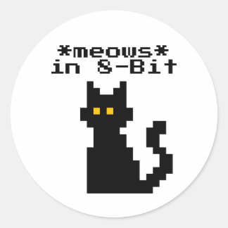 Rond Sticker de jeu vidéo amusant
