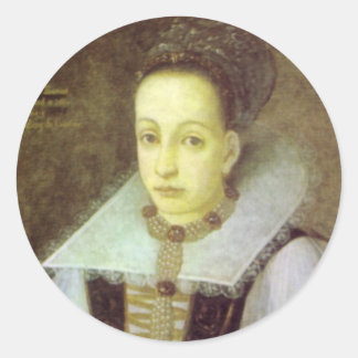Rond Sticker de la comtesse de sang