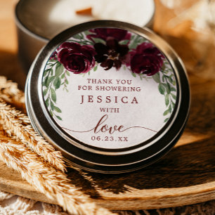 Rond Sticker de la douche d'automne Citrouille de Bourg