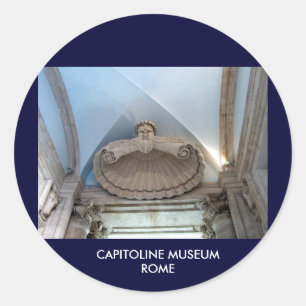 Rond Sticker de la porte du Musée du Capitole