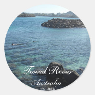 Rond Sticker de la rivière Tweed 2
