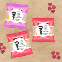 Sticker de la Saint Valentin Red Ninja