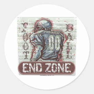 Rond Sticker de la zone d'extrémité de football