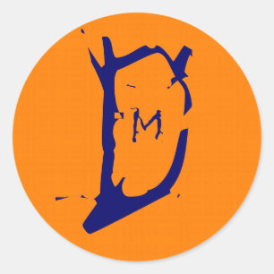 Rond Sticker de logo Musashi Designs