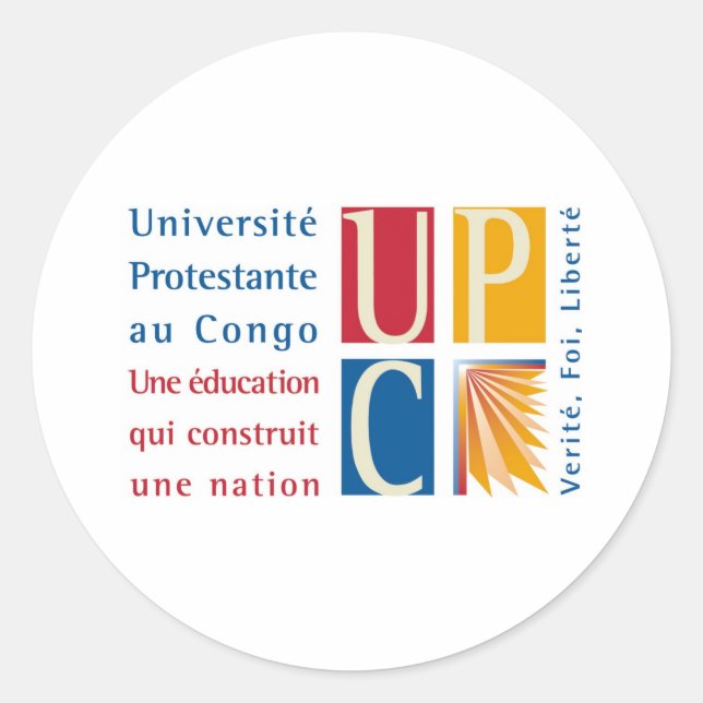 Rond Sticker de logo UPC (Devant)