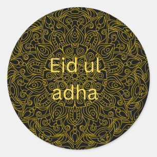 Rond Sticker de mandala islamique Eid ul Adha