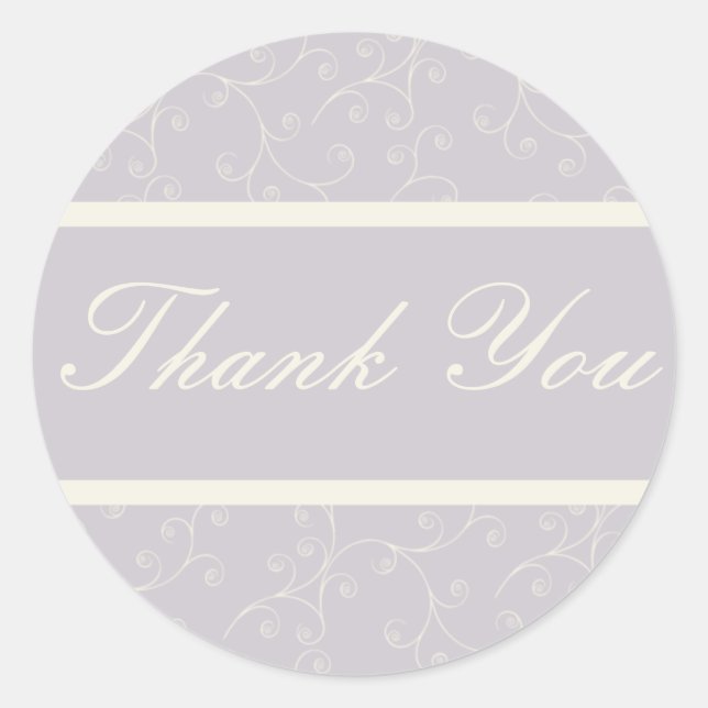 Rond Sticker de Merci officiel (Devant)