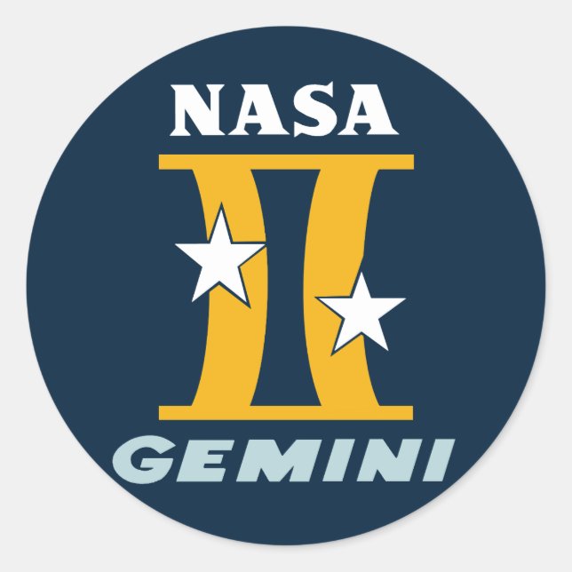 Rond Sticker de mission Gemini (Devant)